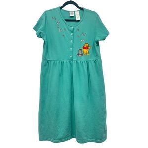 The Disney Store VTG Winnie The Pooh Embroidered Dress Size Large